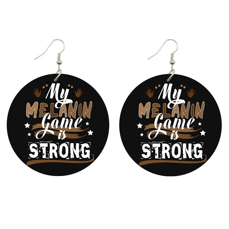 Statement Wooden Earrings