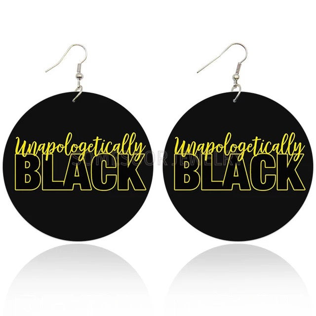 Statement Wooden Earrings