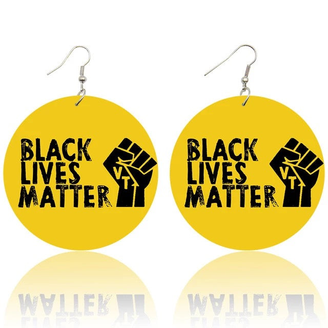 Statement Wooden Earrings